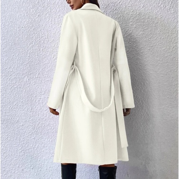 Classic Elegant Double Breasted Button LIGHTWEIGHT Jacket Coat - Picture 2 of 9